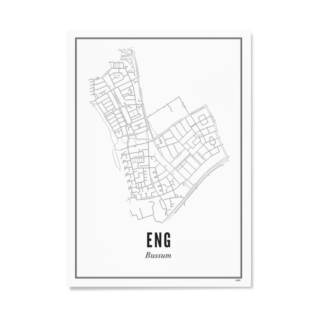 Poster of Bussum - Eng | WIJCK.