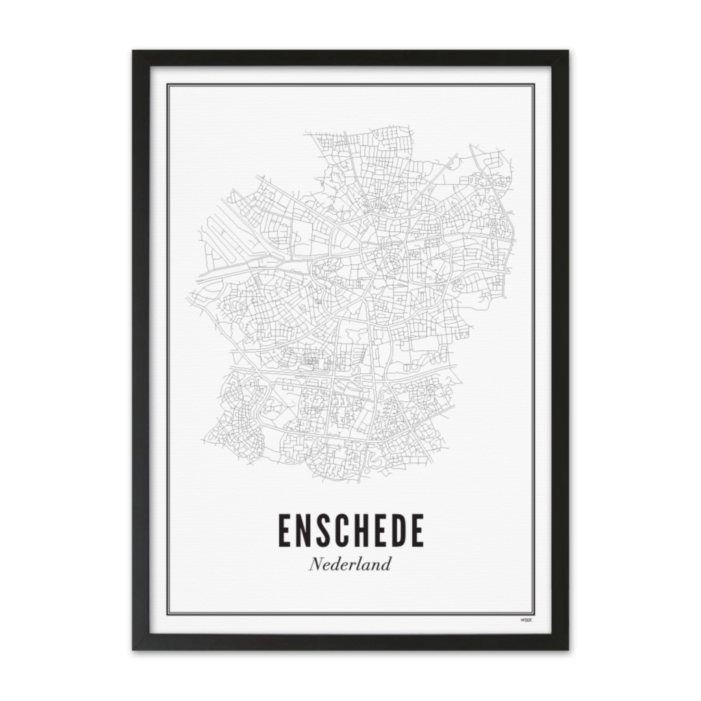 Poster of Enschede - City | WIJCK.