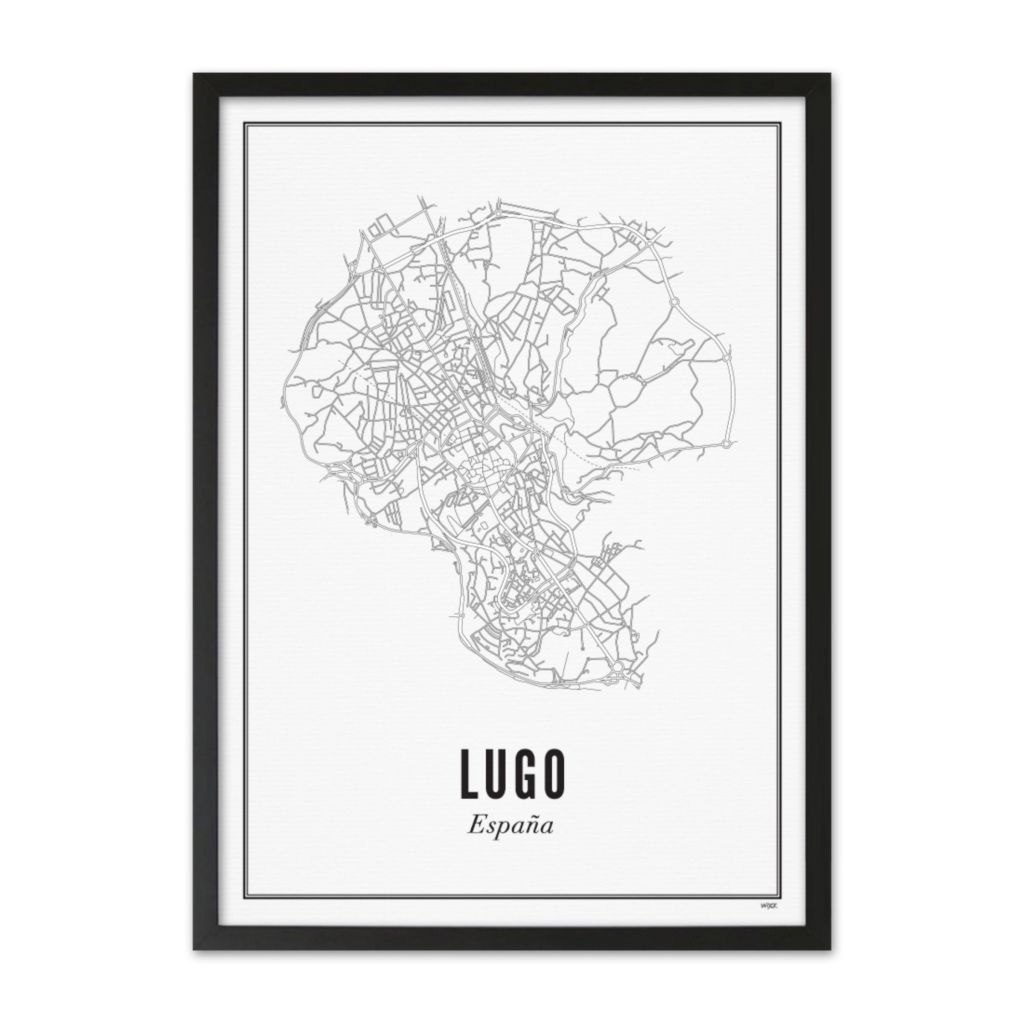 Poster von Lugo - Stadt | WIJCK.