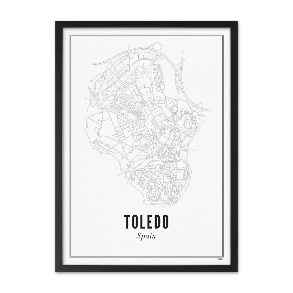 Poster van Toledo - Stad | WIJCK. 