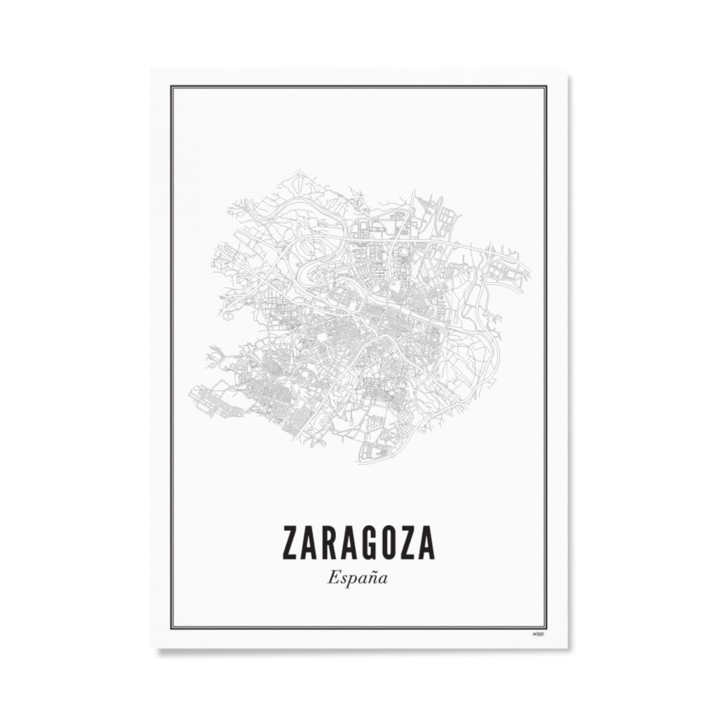 Poster of Spain - Zaragoza | WIJCK.