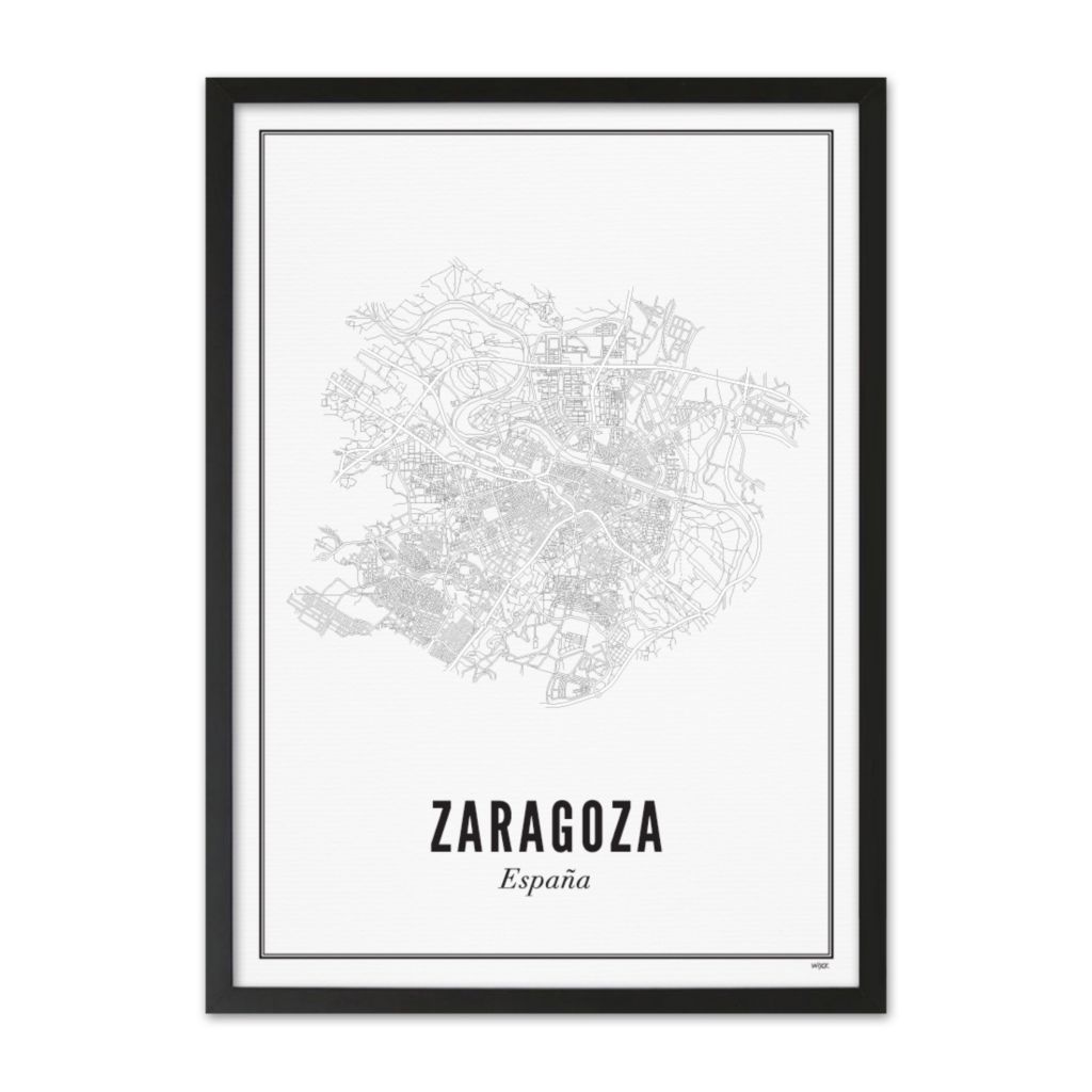 Poster of Spain - Zaragoza | WIJCK.