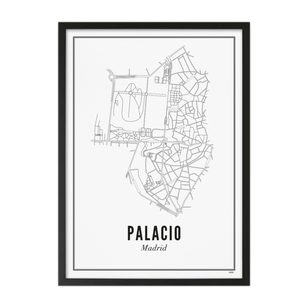 Affiches de Madrid - Palacio | WIJCK.