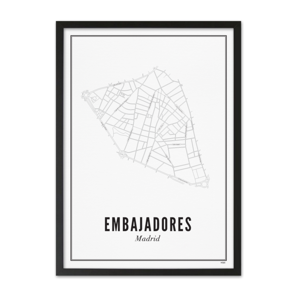 Affiches de Madrid - Embajadores | WIJCK.