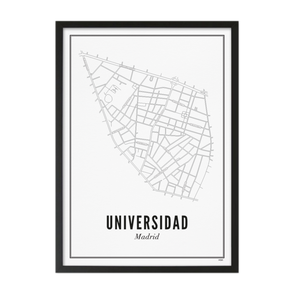 Poster van Madrid - Universidad | WIJCK. 