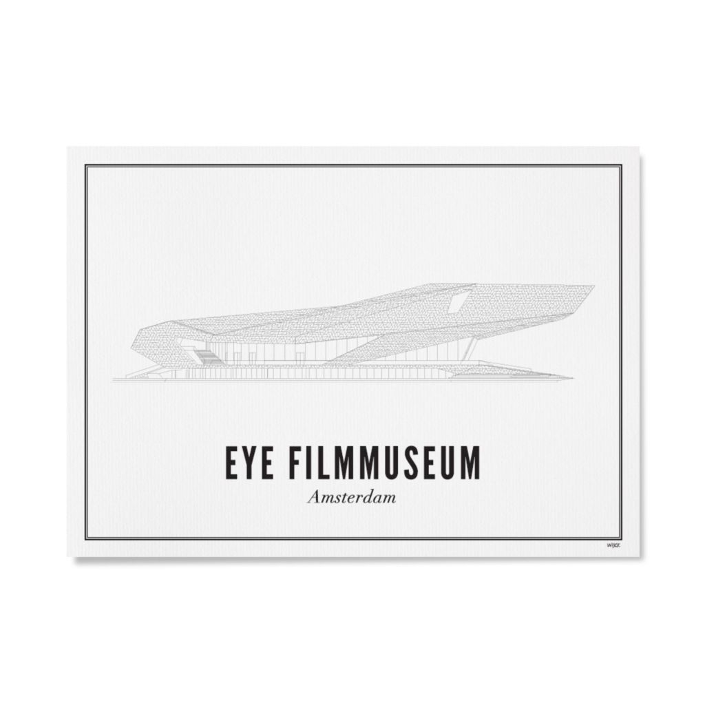 Poster of Amsterdam - eye | WIJCK.