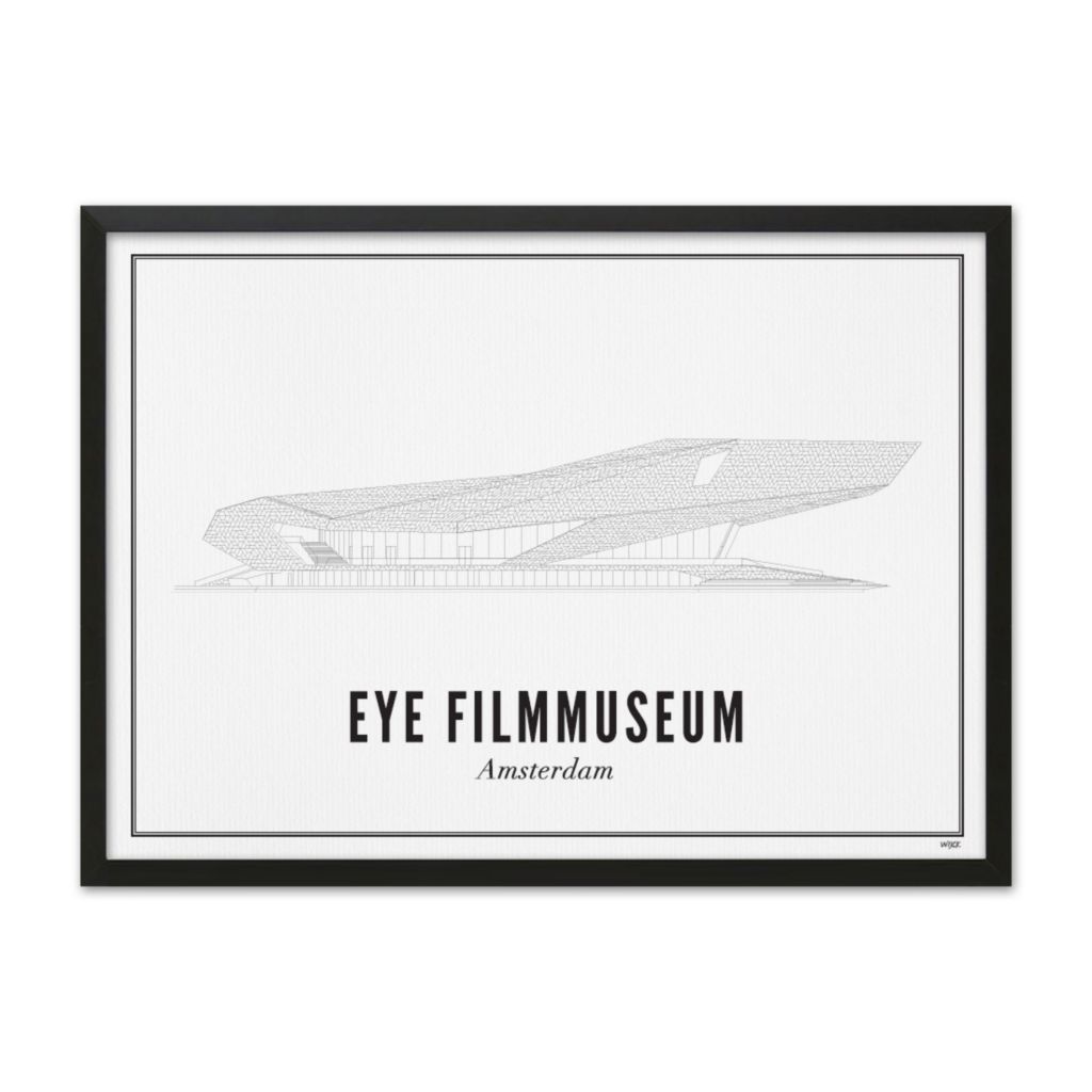 Poster of Amsterdam - eye | WIJCK.