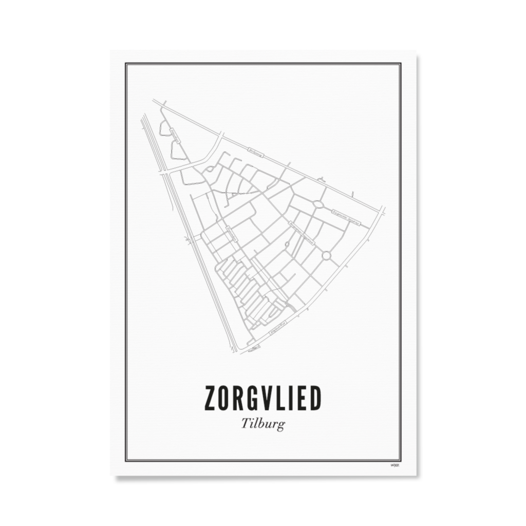 Poster von Tilburg - Zorgvlied | WIJCK.