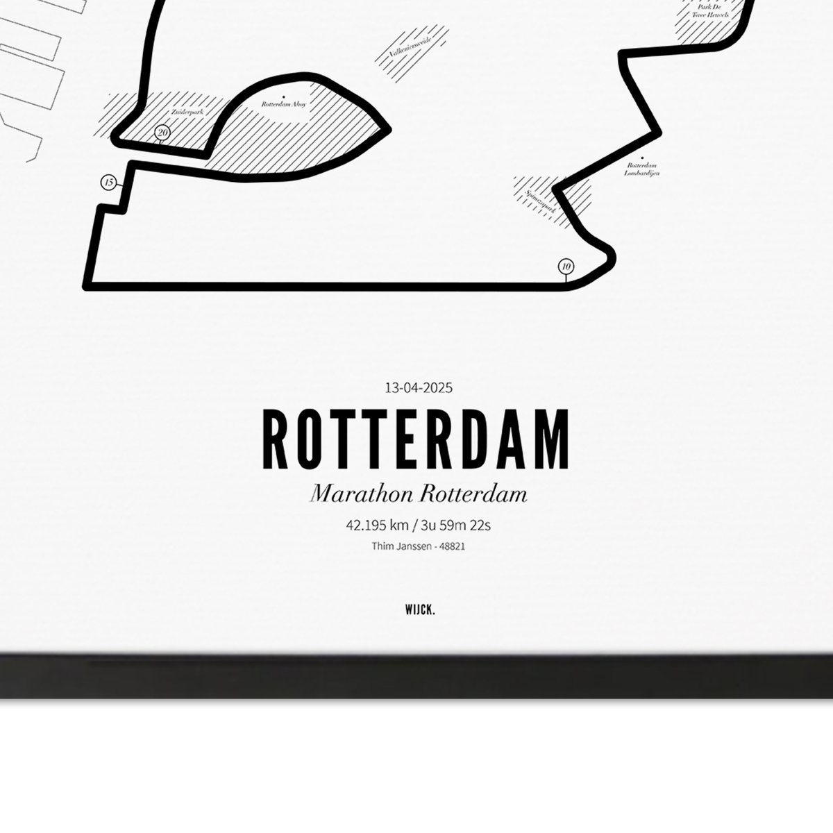 Affiches de Marathon Rotterdam 2025 | WIJCK.