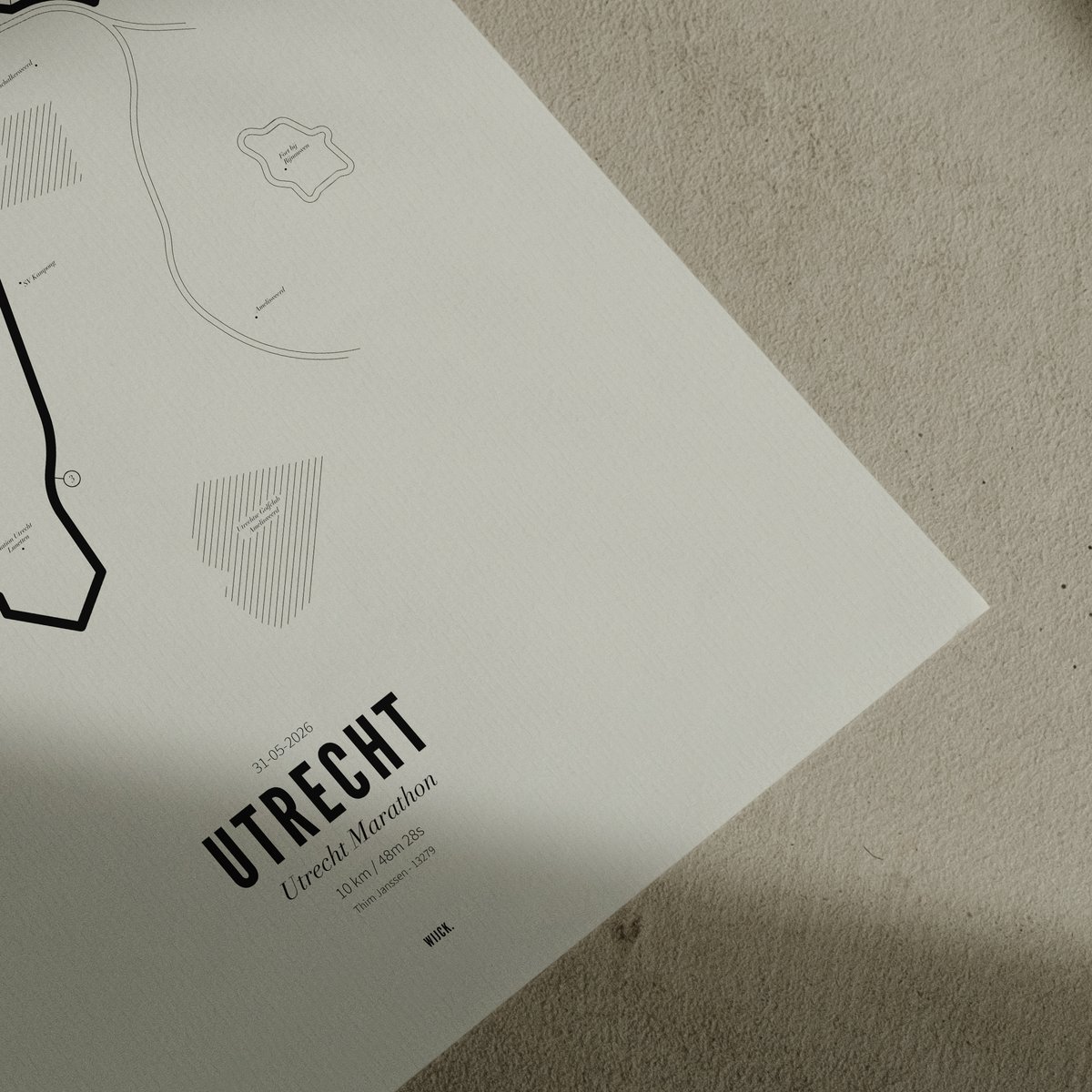Poster von 10km Marathon Utrecht 2026 | WIJCK.