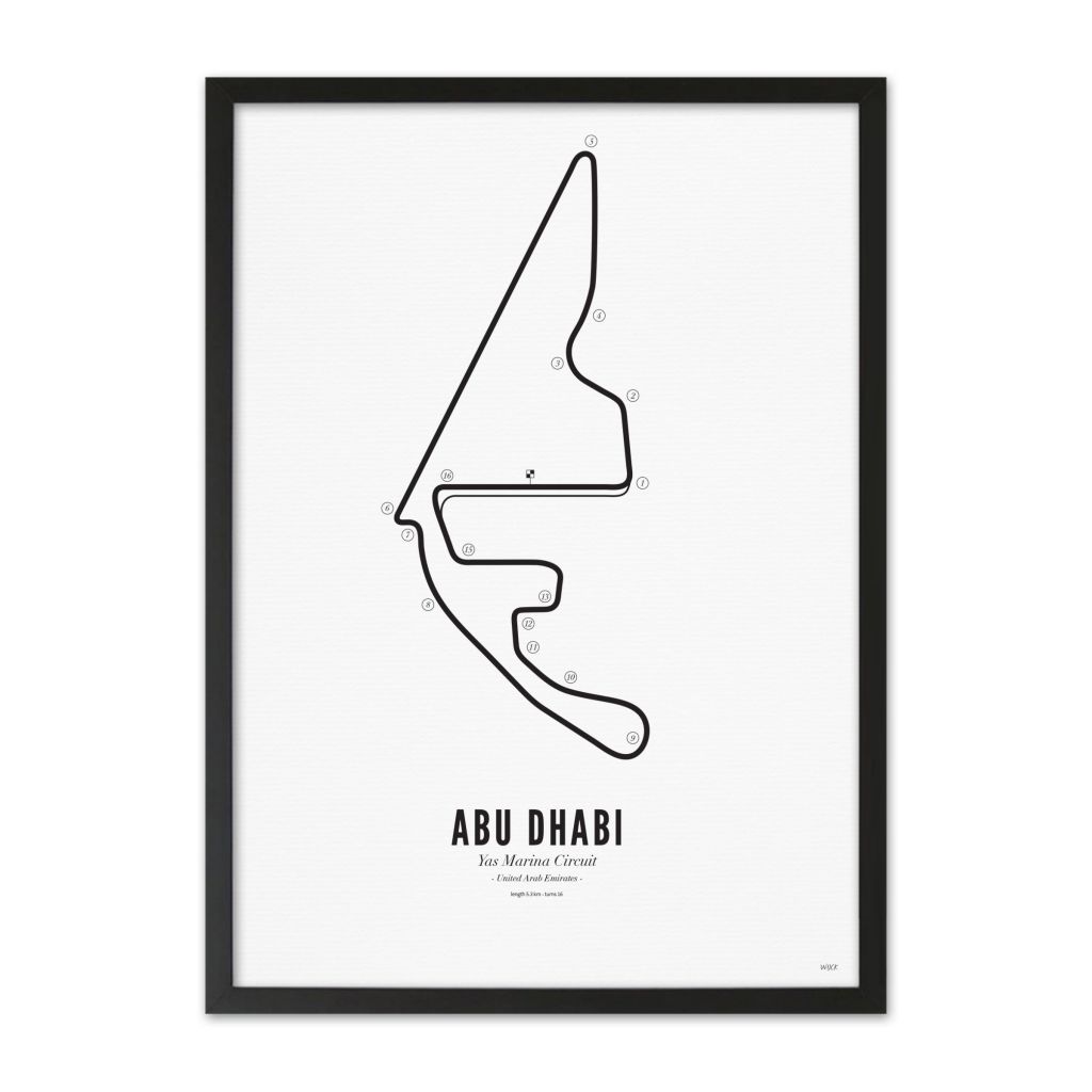 Affiches de Abu Dhabi - White edition | WIJCK.