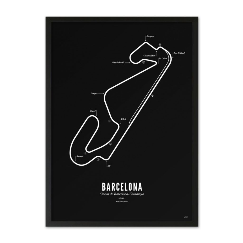 Affiches de Barcelona - Black edition | WIJCK.