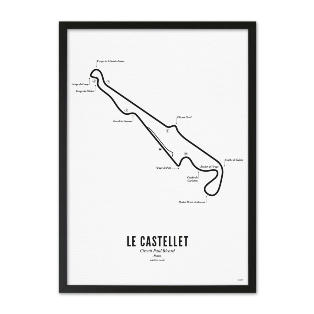 Affiches de Le Castellet - White edition | WIJCK.