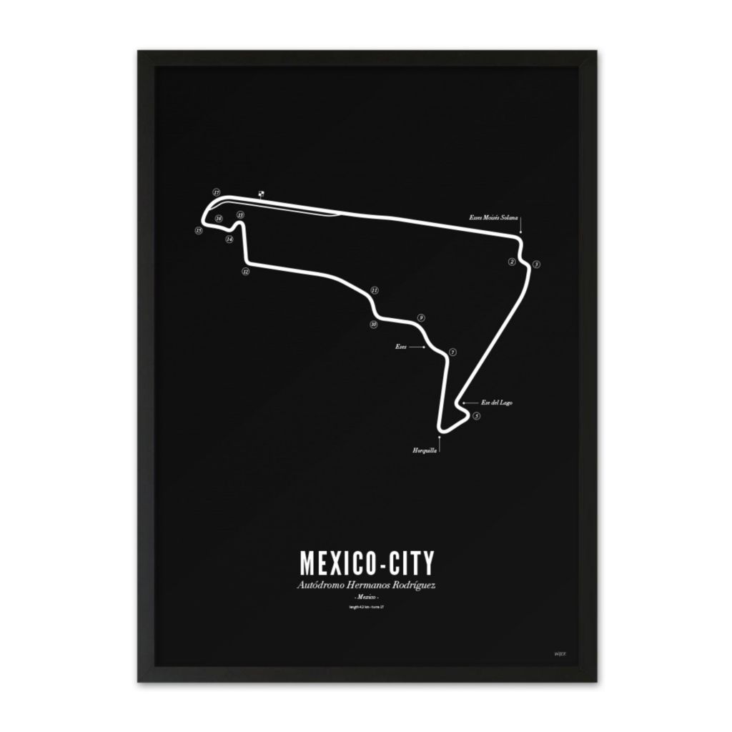 Poster van Mexico City - Black Edition | WIJCK. 
