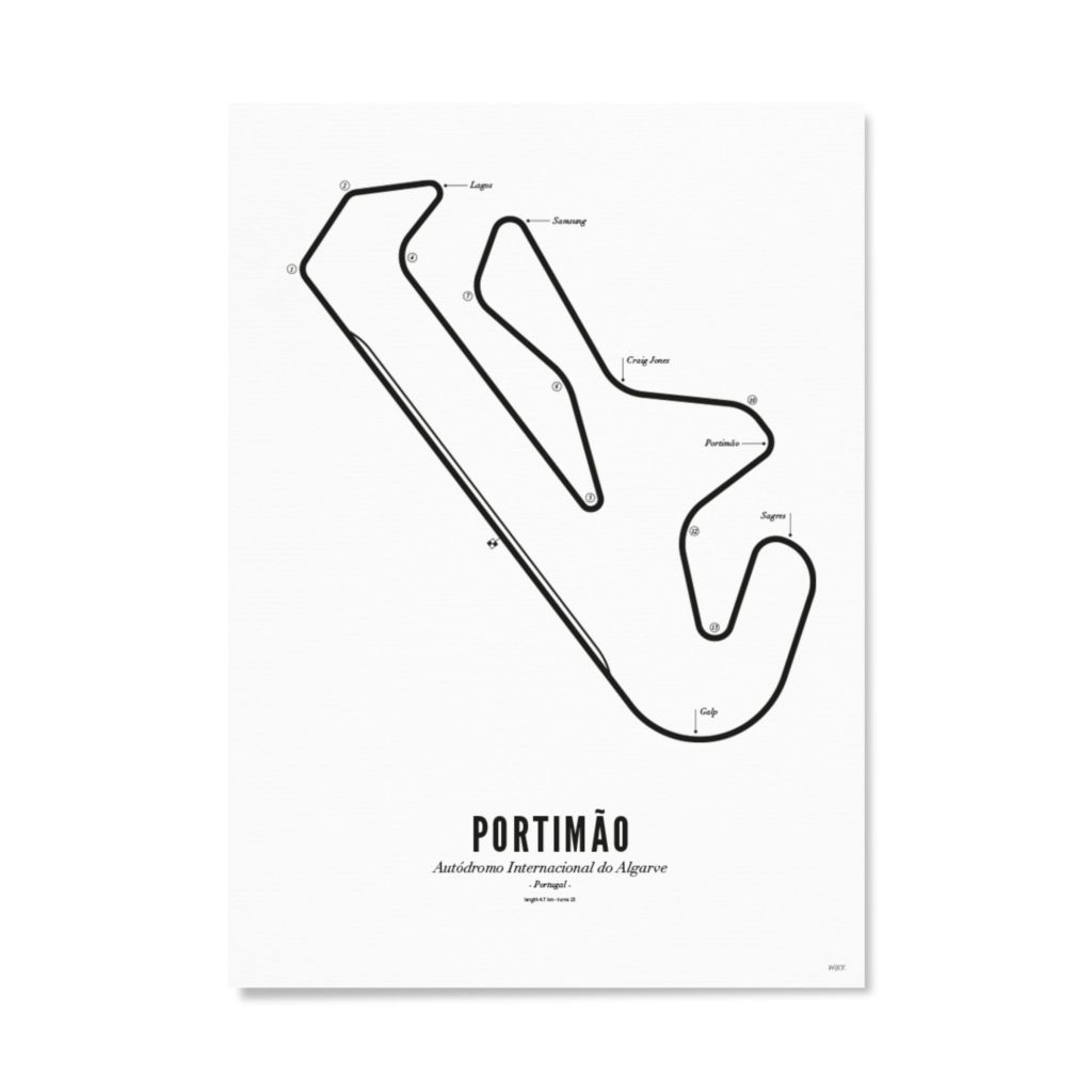 Poster van Portimão - White Edition | WIJCK. 