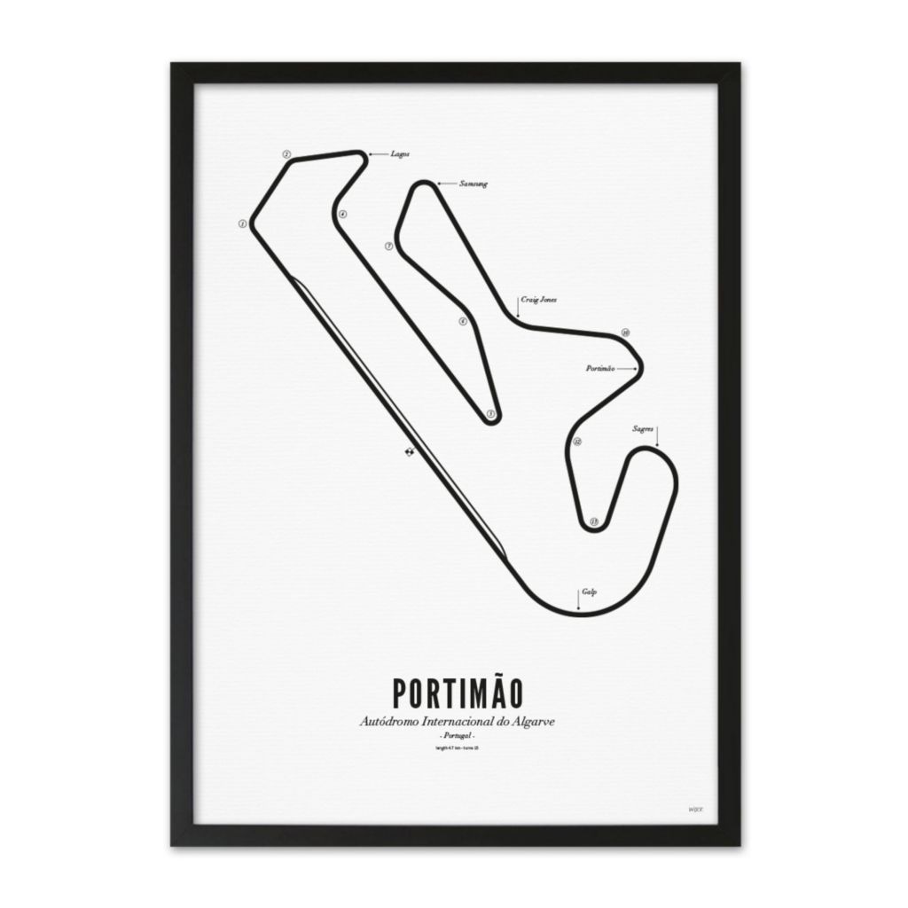 Poster van Portimão - White Edition | WIJCK. 