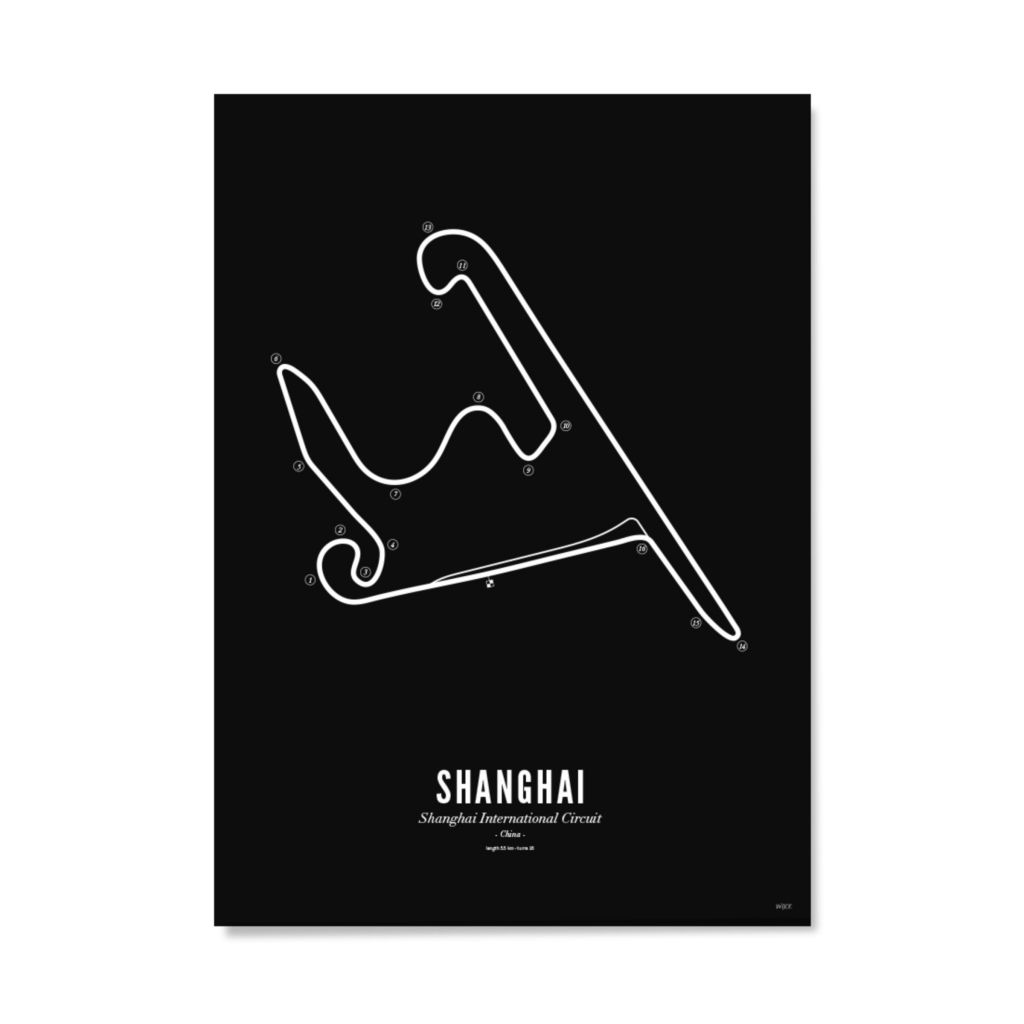 Poster van Shanghai - Black Edition | WIJCK. 