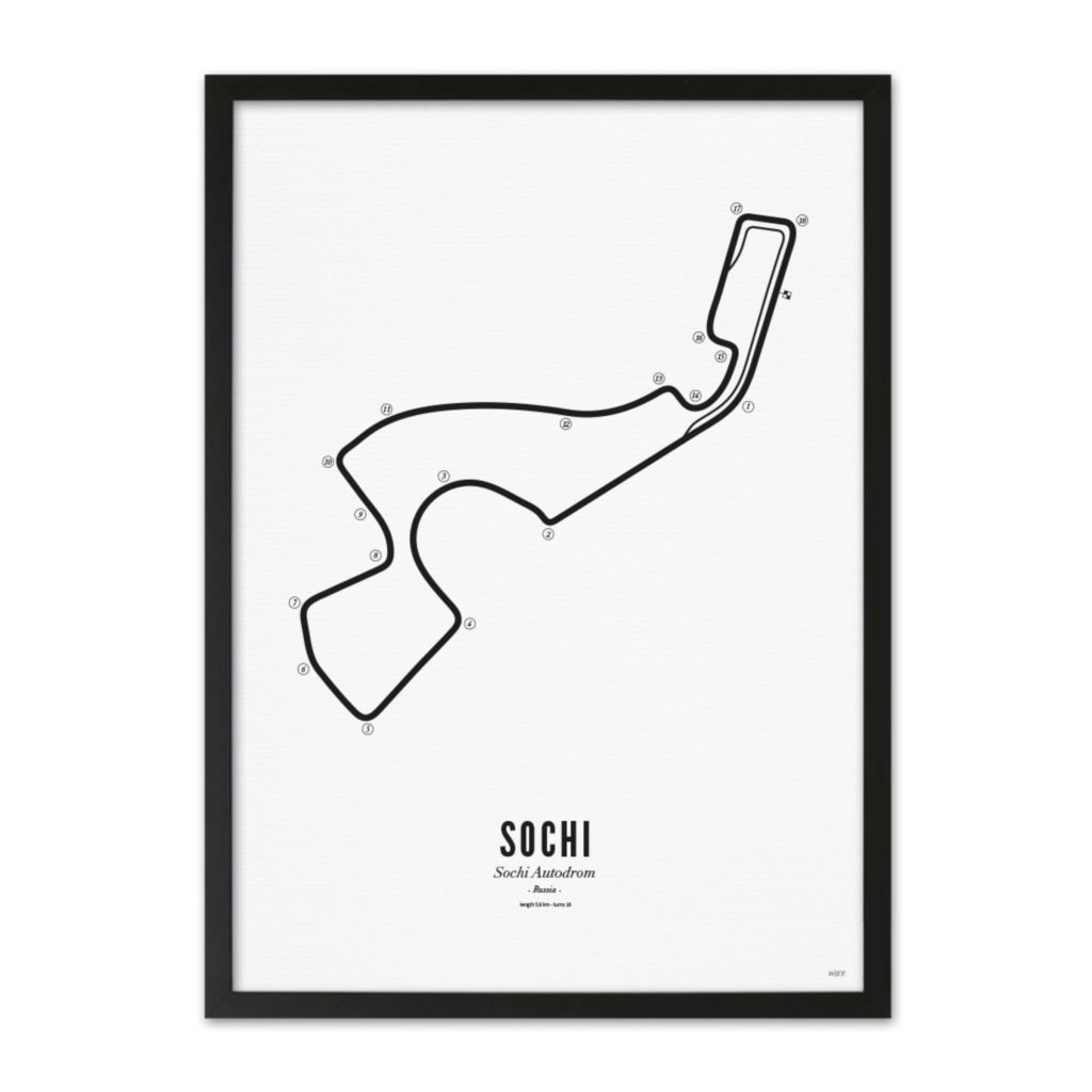 Affiches de Sochi - White edition | WIJCK.