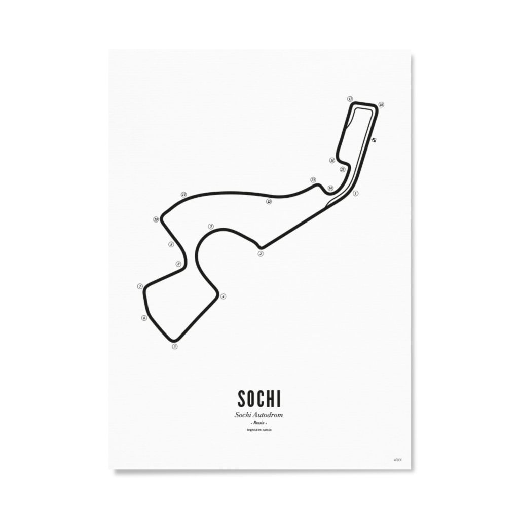 Affiches de Sochi - White edition | WIJCK.