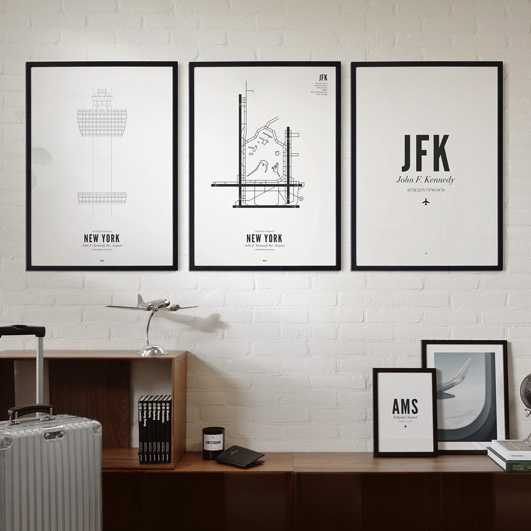 Affiches de Aéroport de JFK | WIJCK.