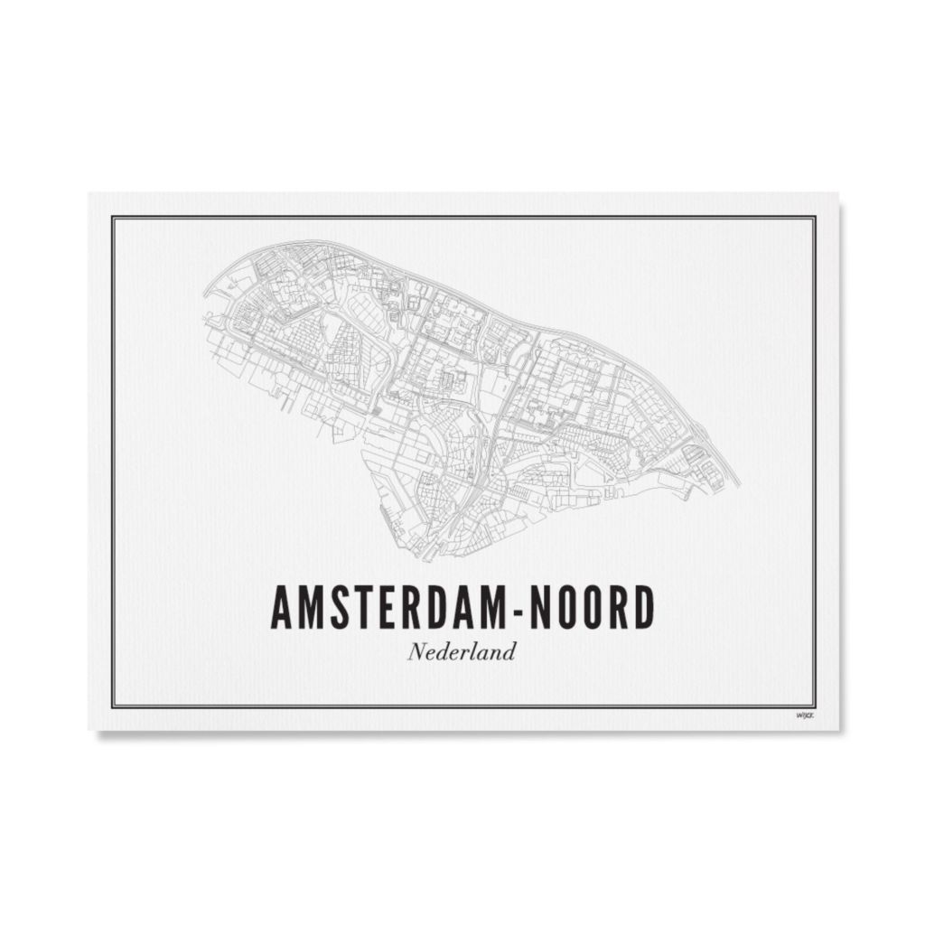 Poster von Amsterdam - Noord | WIJCK.
