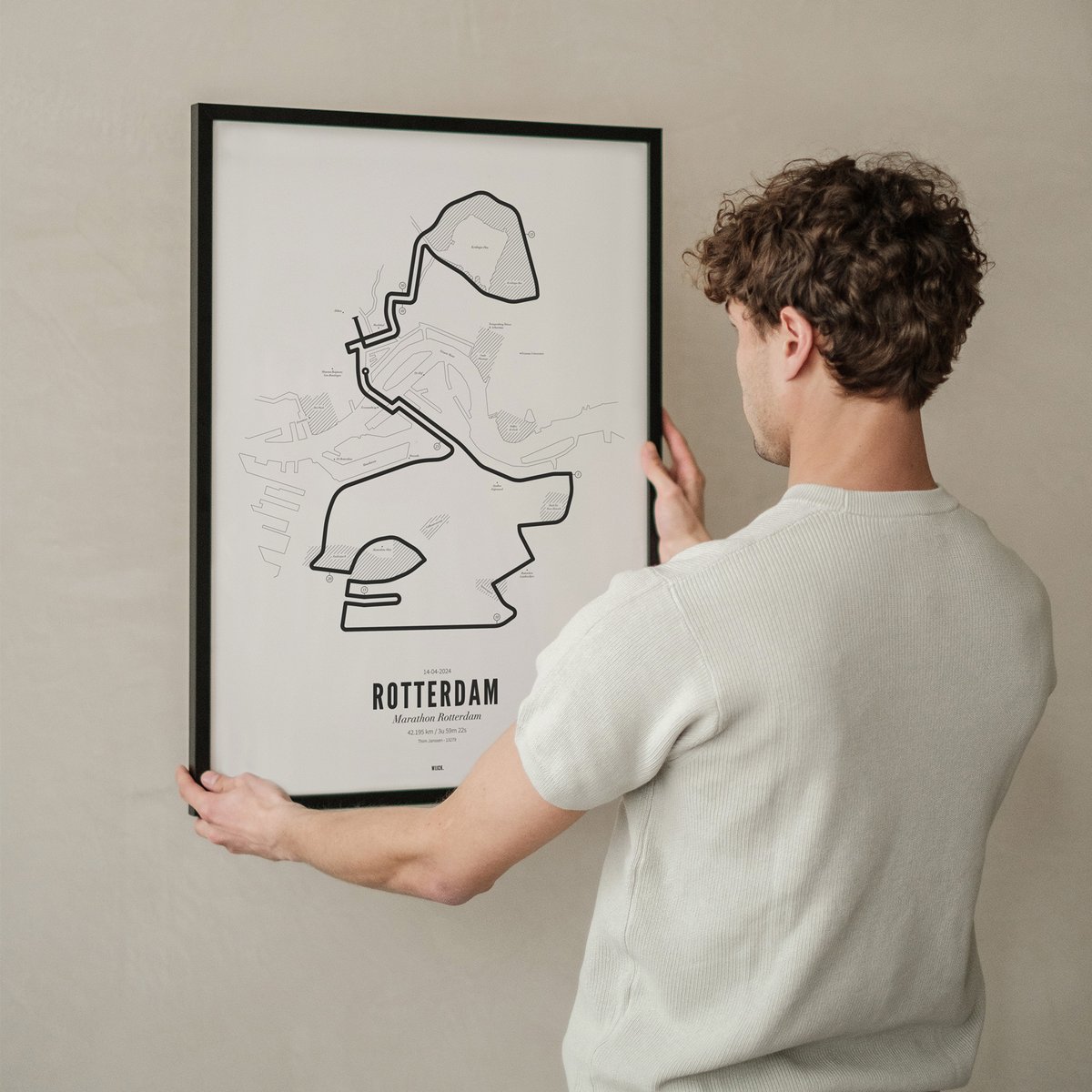 Affiches de Marathon Rotterdam 2024 | WIJCK.