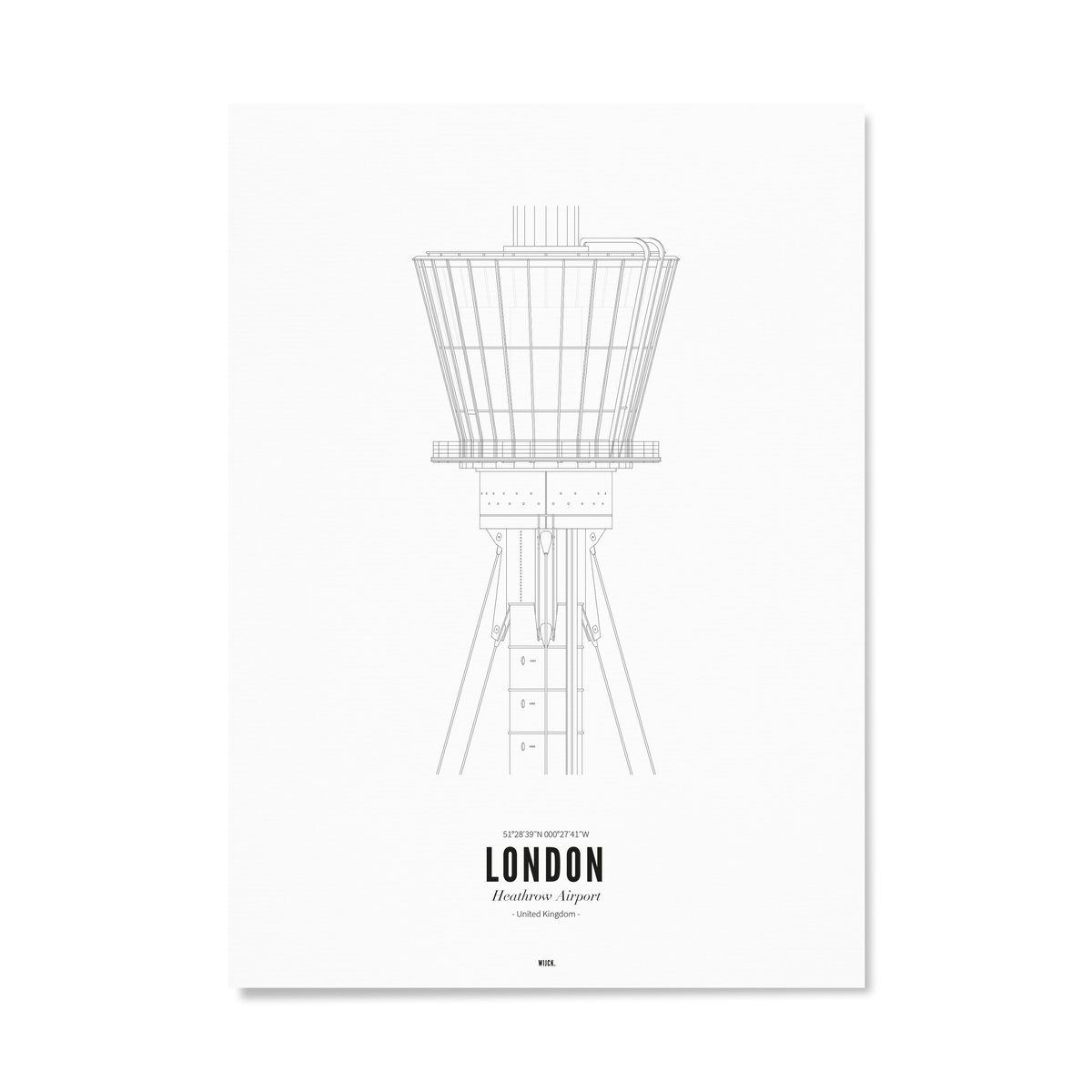 Poster van London Heathrow Airport | WIJCK. 