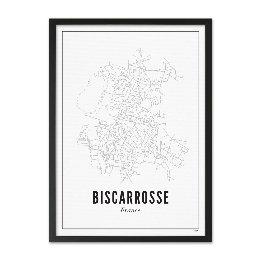 Poster of Biscarrosse - City | WIJCK.