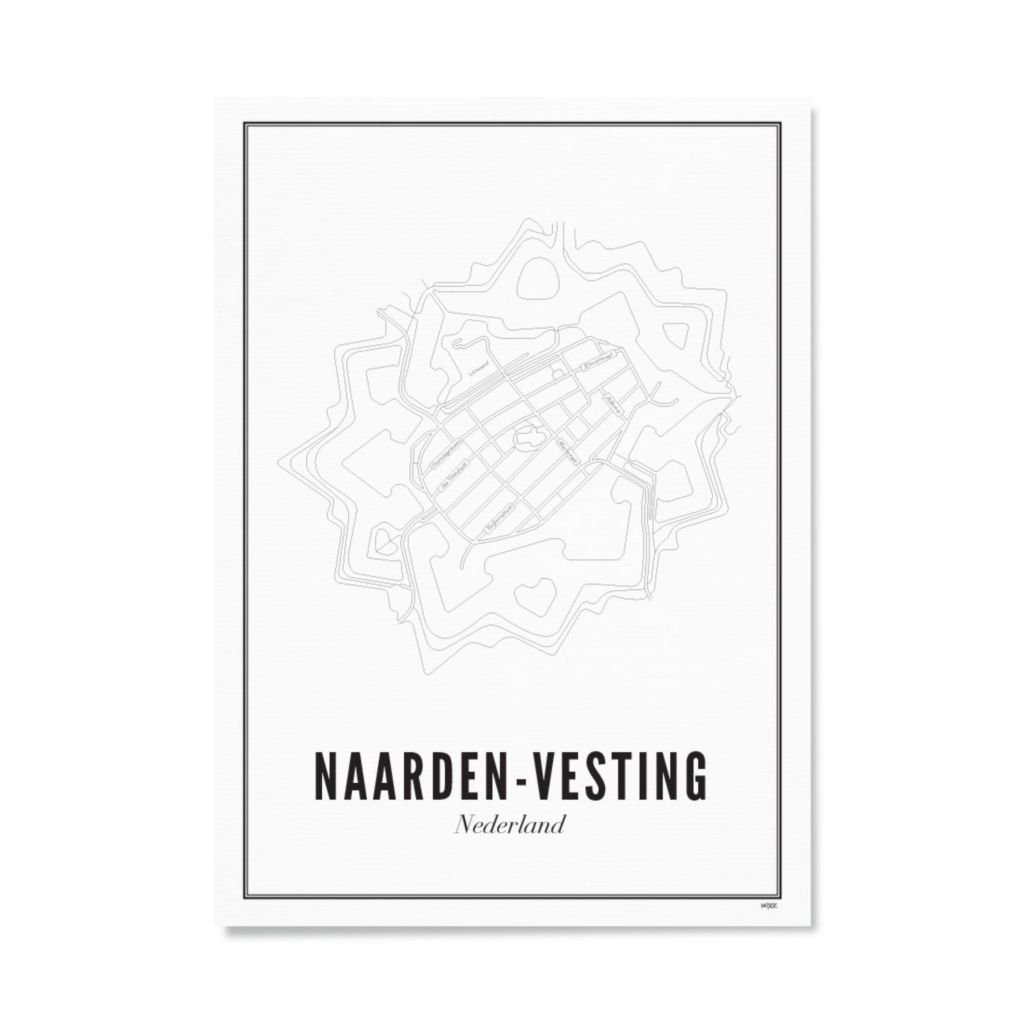 Poster von Naarden-Vesting - Stadt | WIJCK.
