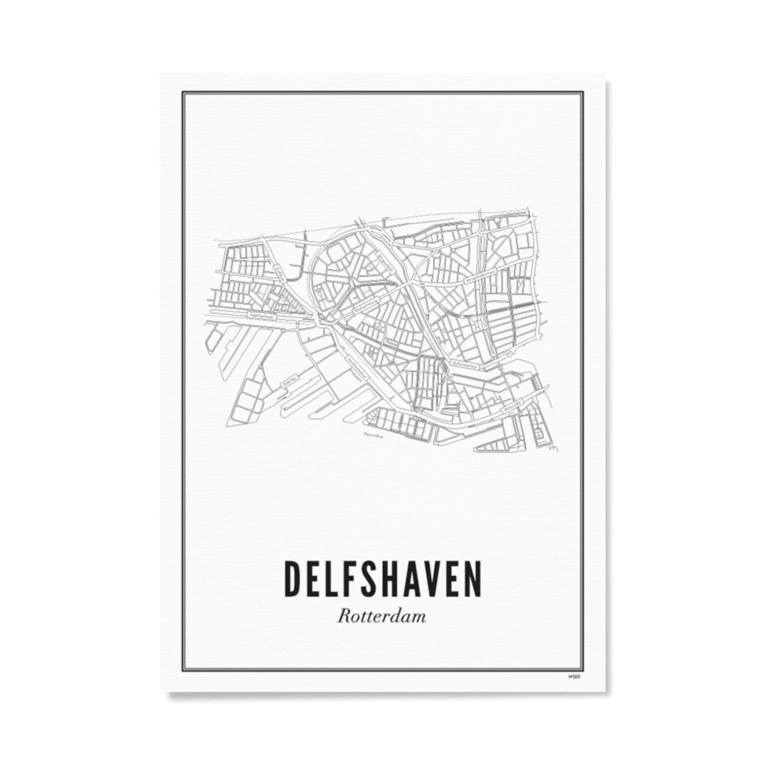 Poster von Rotterdam - Delfshaven | WIJCK.
