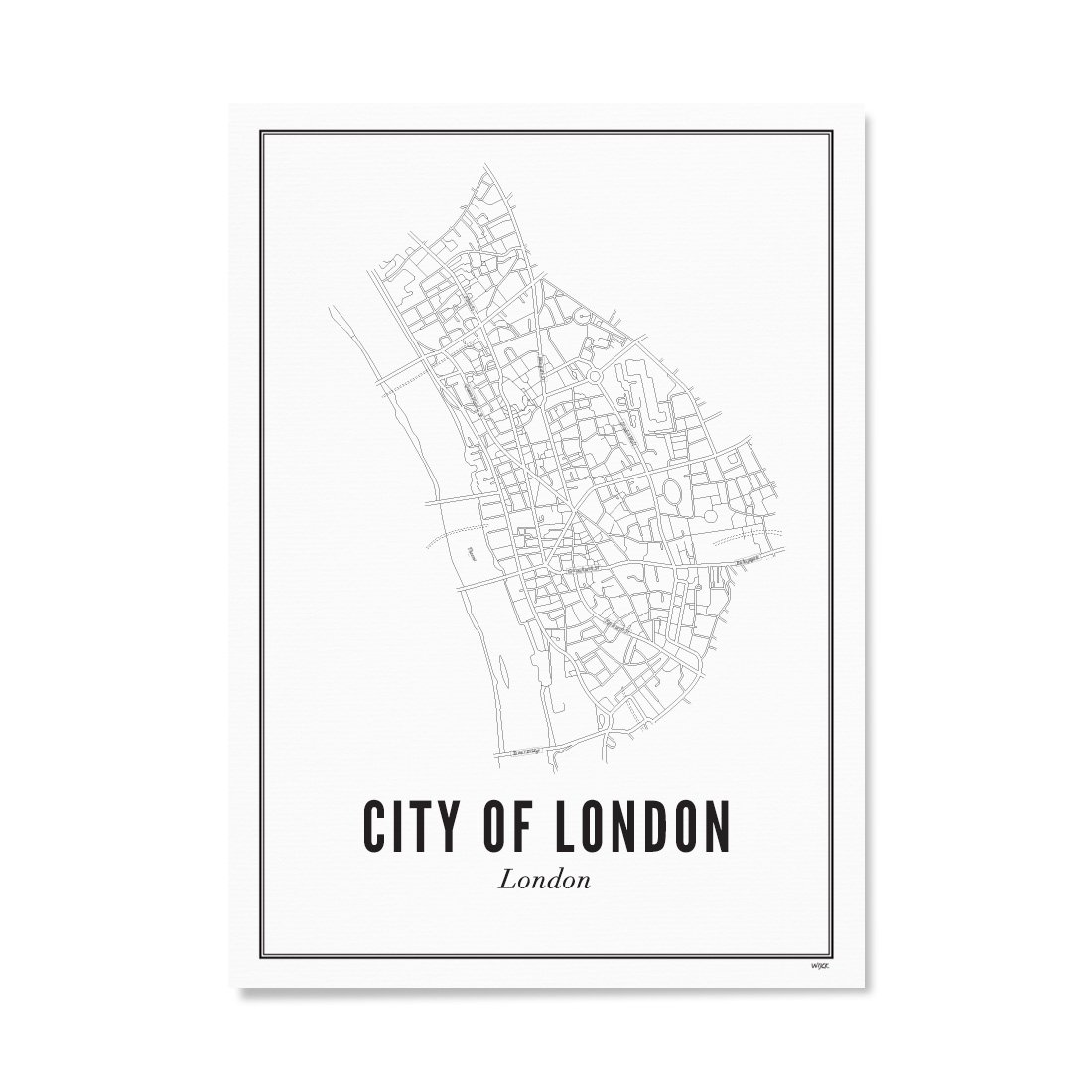 Poster van Londen - City of London | WIJCK. 