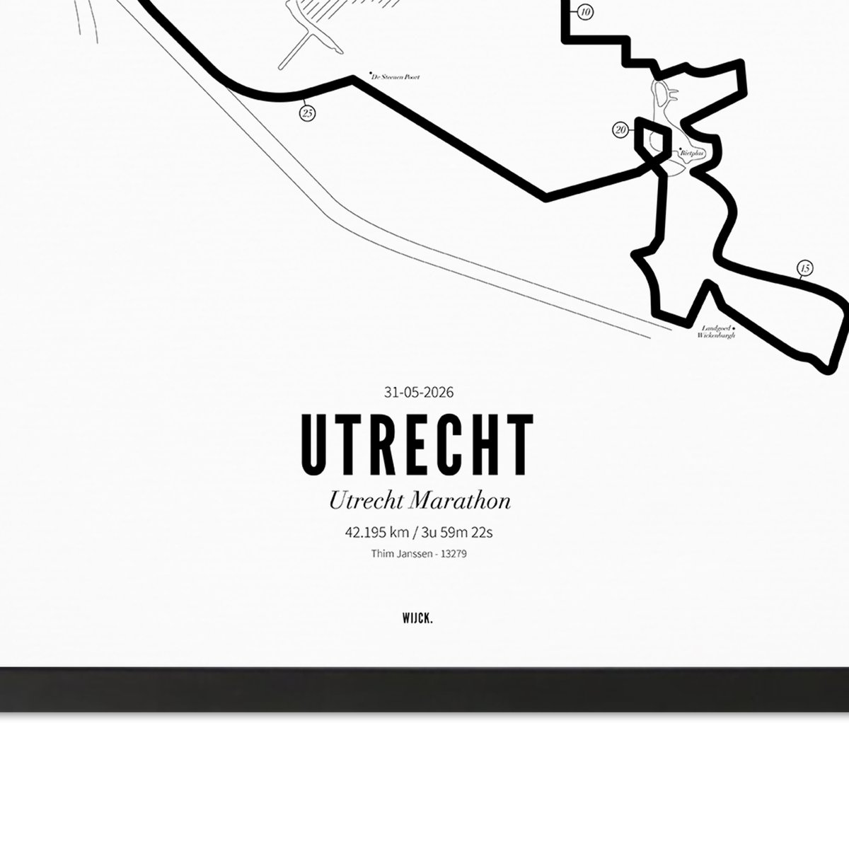 Affiches de Marathon Utrecht 2026 | WIJCK.
