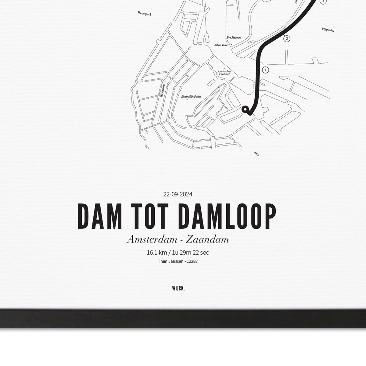 Affiche Dam tot Damloop | WIJCK.