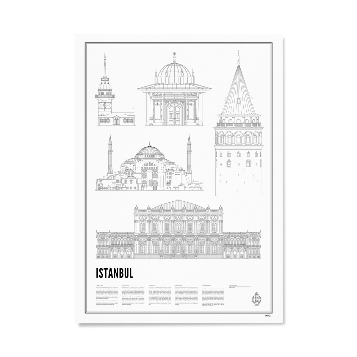 Affiches de Iconics of Istanbul | WIJCK.