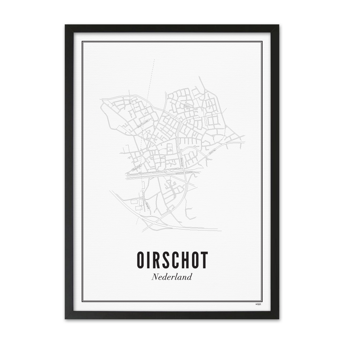 Poster von Oirschot - Stadt | WIJCK.