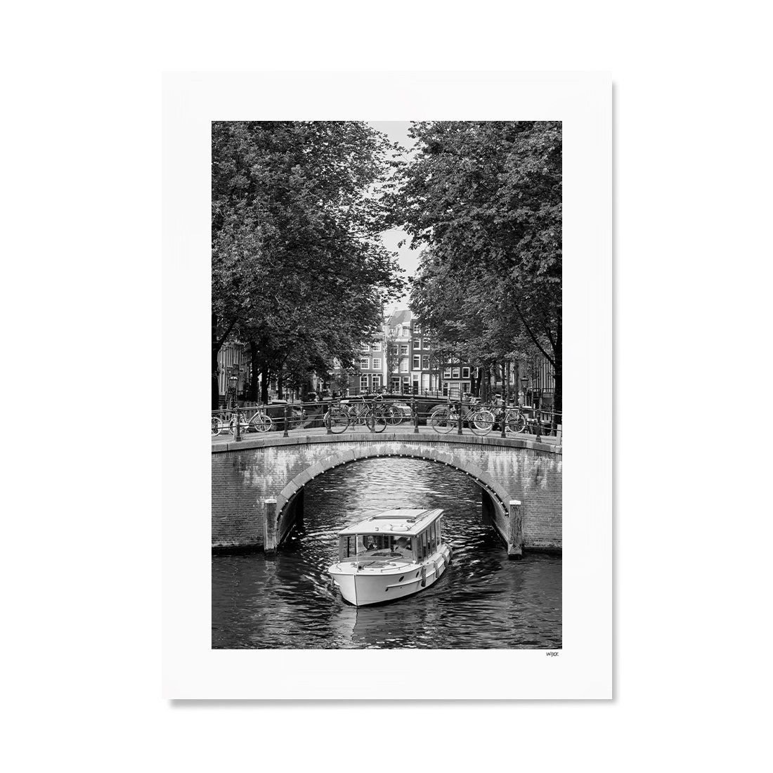 Poster van Amsterdam - Grachten | WIJCK.