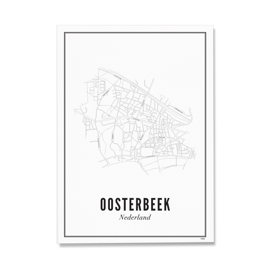 Poster of Oosterbeek - City | WIJCK.