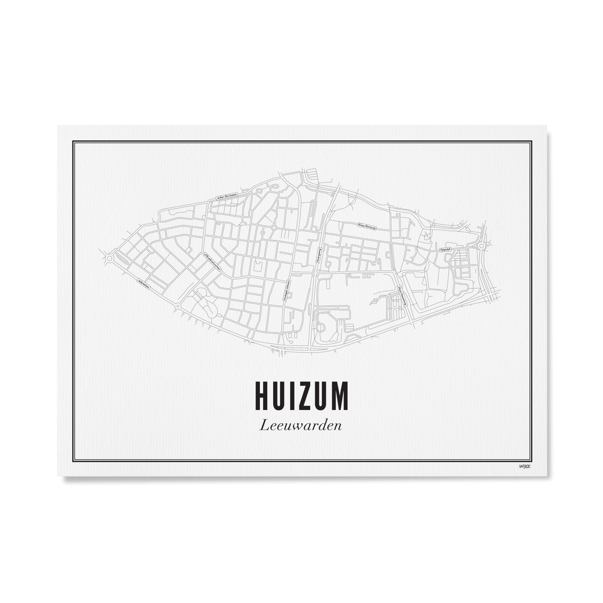 Affiches de Leeuwarden - Huizum | WIJCK.