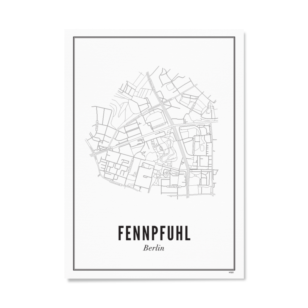 Affiches de Berlin - Fennpfuhl | WIJCK.