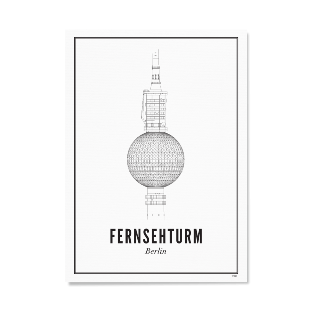 Poster von Berlin - Fernsehturm | WIJCK.