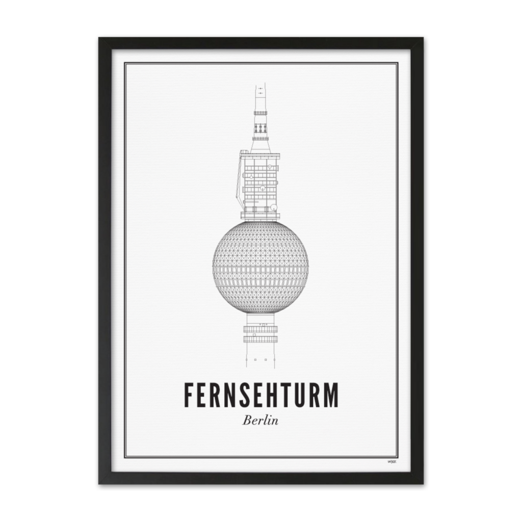 Poster von Berlin - Fernsehturm | WIJCK.
