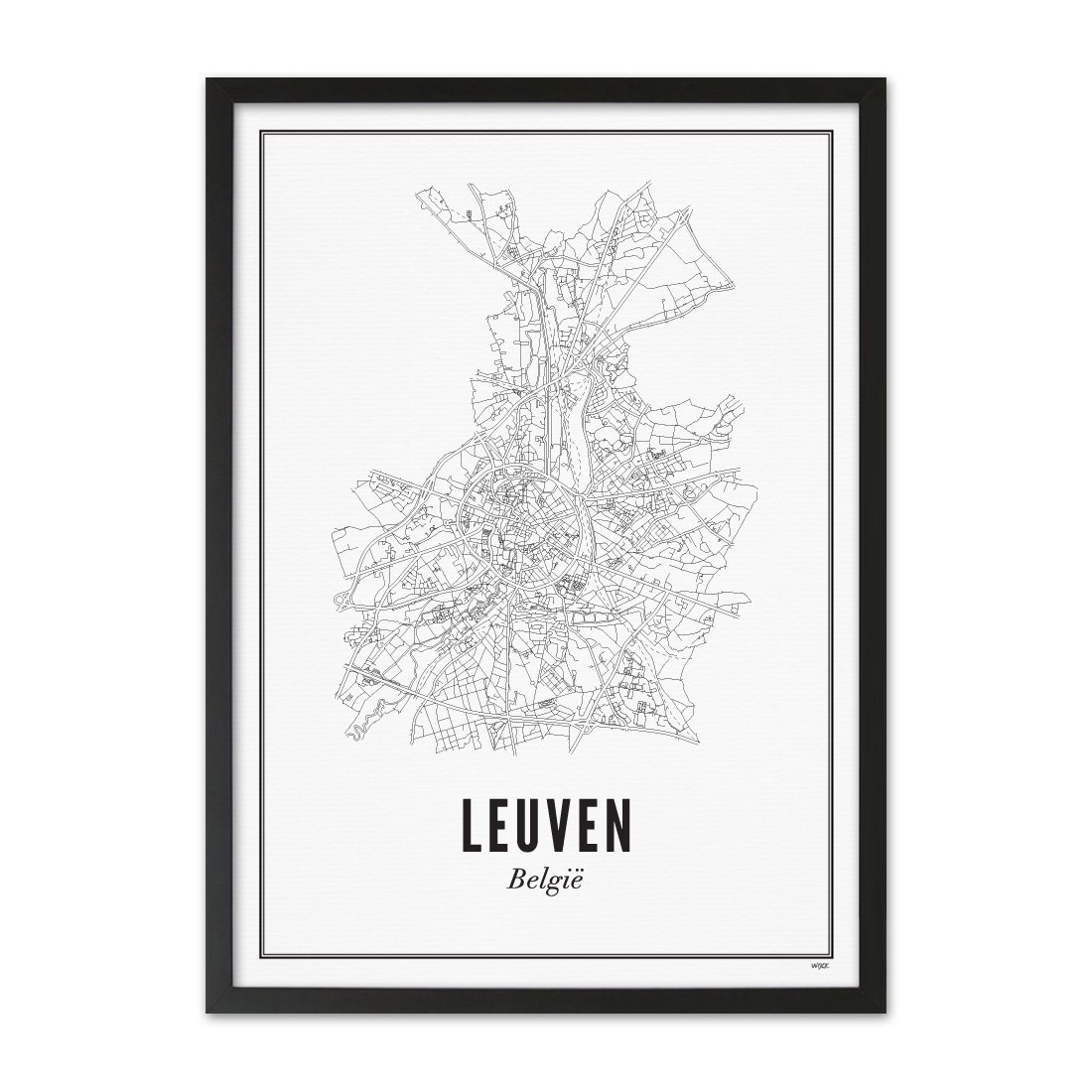 Poster of Leuven - Belgium | WIJCK.