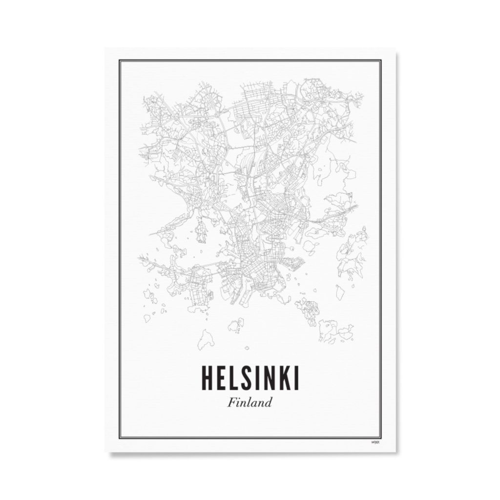 Poster van Helsinki - Stad | WIJCK. 
