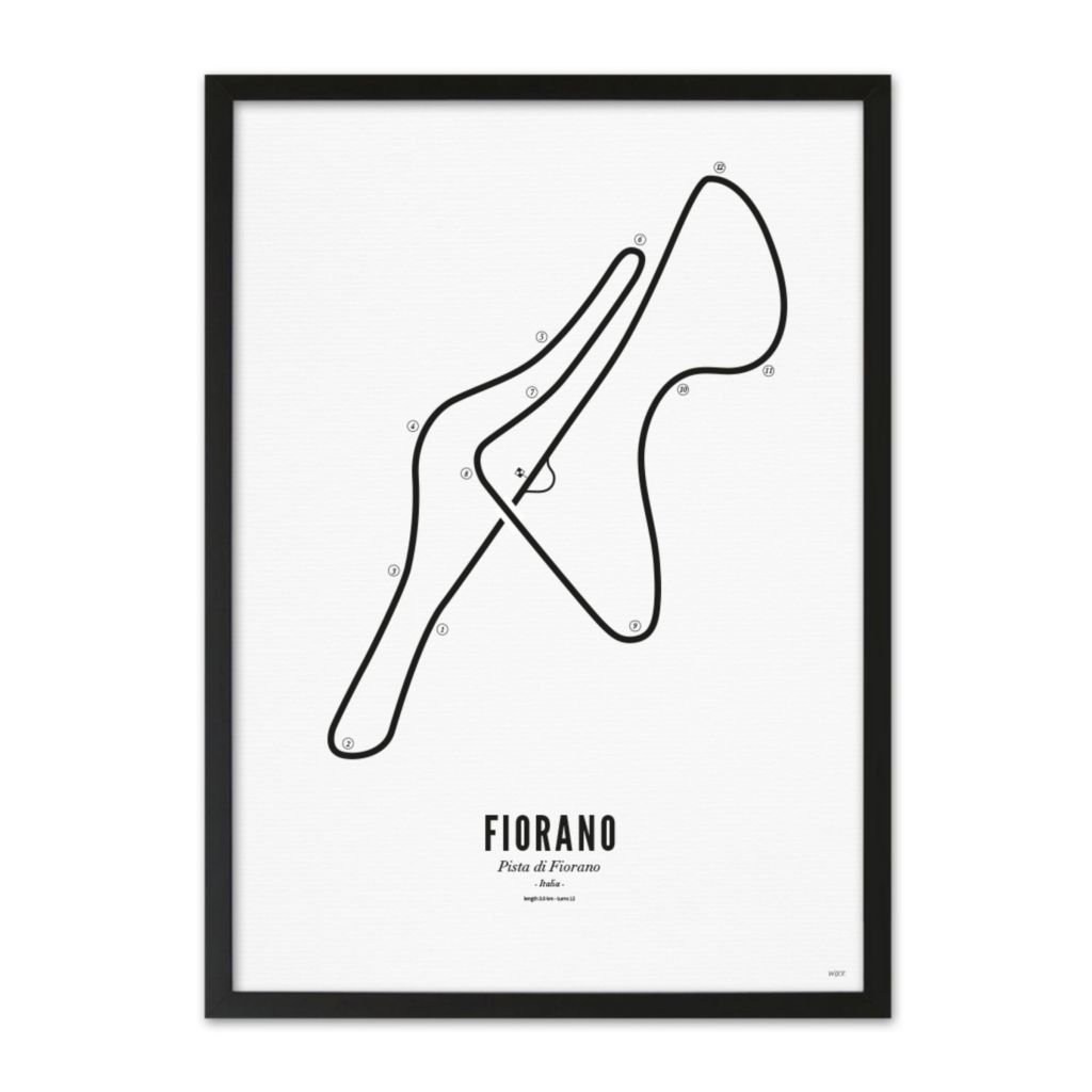 Poster van Fiorano - White Edition | WIJCK. 