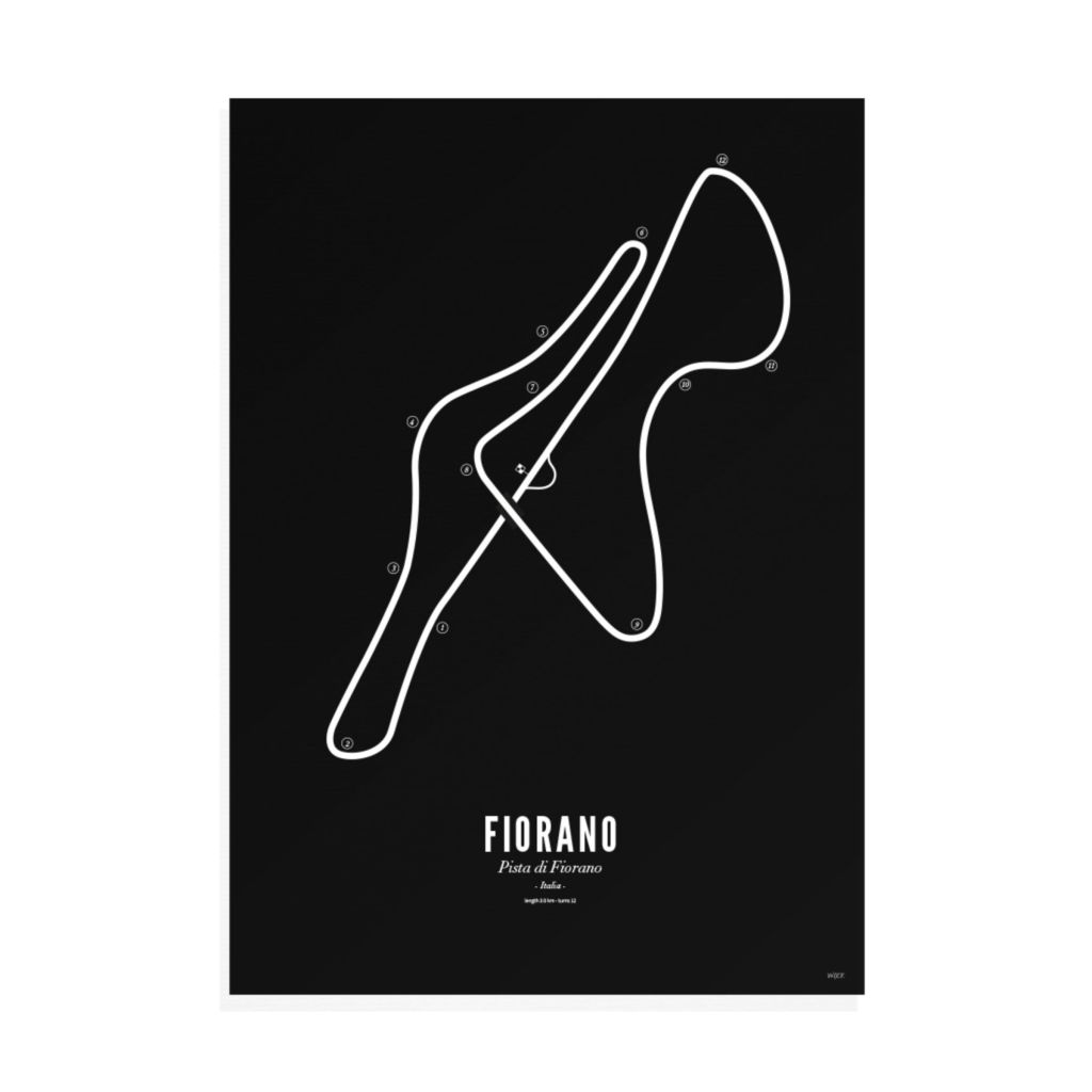 Affiches de Fiorano - Black edition | WIJCK.