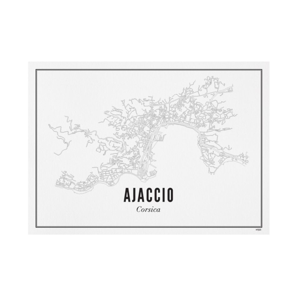 Poster of Ajaccio - City | WIJCK.