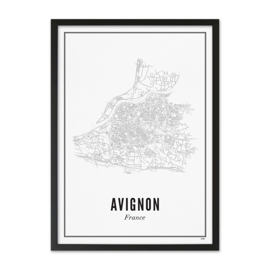 Poster von Avignon - Stadt | WIJCK.