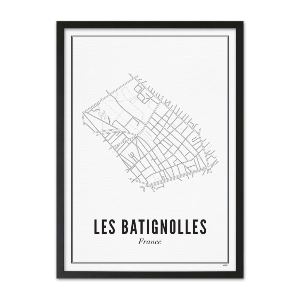 Poster of Les Batignolles - Stad | WIJCK.