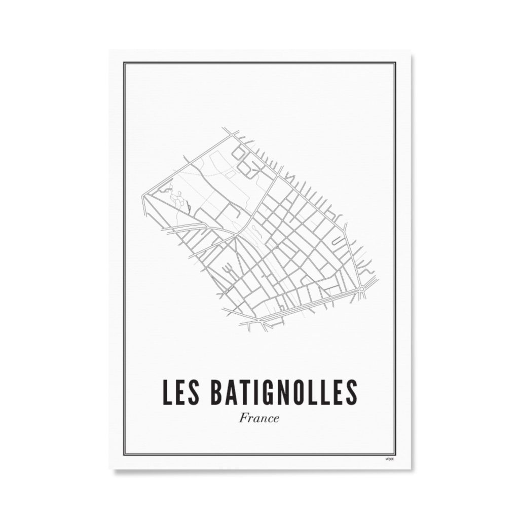 Poster of Les Batignolles - Stad | WIJCK.