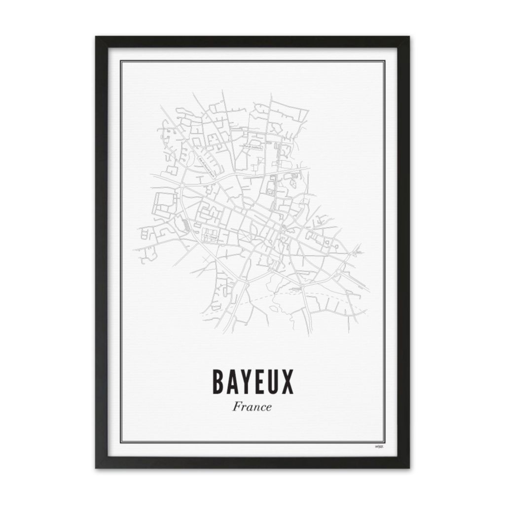 Poster van Bayeux - stad | WIJCK. 